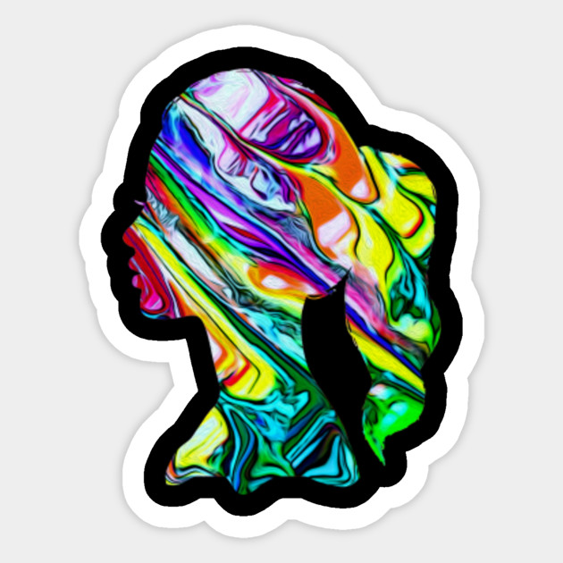 Colored Silhouetted